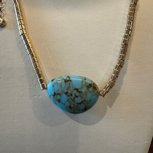 Turquoise and Silver Necklace